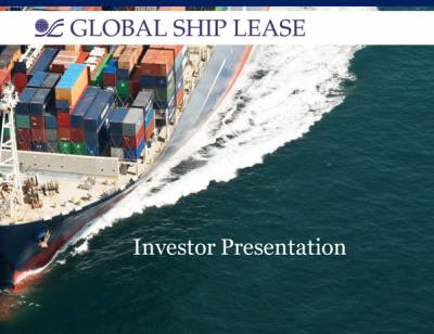 Global Ship Lease Announces First Quarter 2026 Earnings Release, Conference Call and Webcast