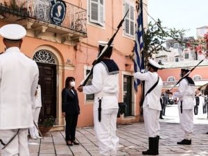 Επίσκεψη της Προέδρου της Δημοκρατίας, Κ. Σακελλαροπούλου, στην Κέρκυρα