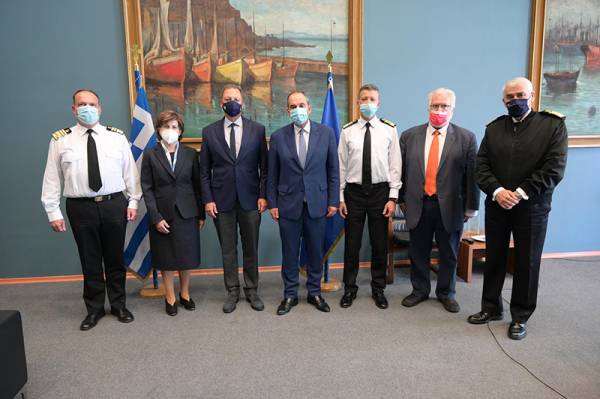 Συνάντηση ΥΝΑΝΠ Γιάννη Πλακιωτάκη με τον ΥΠΑΑΤ Σπήλιο Λιβανό
