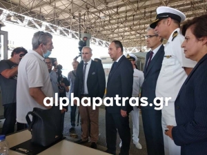 Πλακιωτάκης από λιμάνι Πάτρας: Υποδειγματικός ο τρόπος με τον οποίο υλοποιοιείται το πλάνο ενισχυμένων ελέγχων