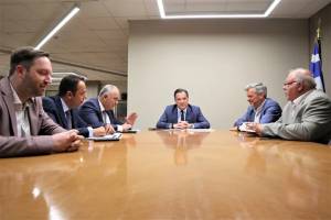 Συνάντηση Γεωργιάδη με τον Πρόεδρο του Επαγγελματικού Επιμελητηρίου Αθηνών