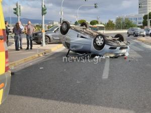Σοκαριστικό τροχαίο στη Λεωφόρο Κηφισίας