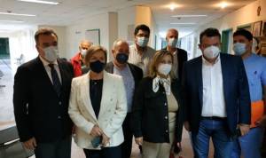 Επίσκεψη Μίνας Γκάγκα στο Νοσοκομείο Ρόδου «ΑΝΔΡΕΑΣ ΠΑΠΑΝΔΡΕΟΥ»