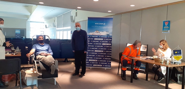 ΑΝΕΚ LINES: Μεγάλη ανταπόκριση του κόσμου στην 16η Εθελοντική Αιμοδοσία