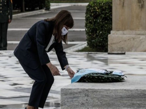 Κ. Σακελλαροπούλου για τη γενοκτονία των Αρμενίων: Ενωνόμαστε με τις αρμενικές κοινότητες της Ελλάδας