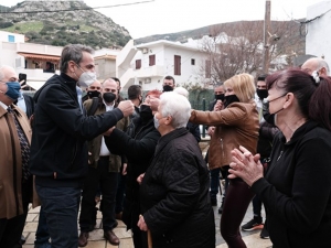 Επίσκεψη Κυριάκου Μητσοτάκη στην Ικαρία
