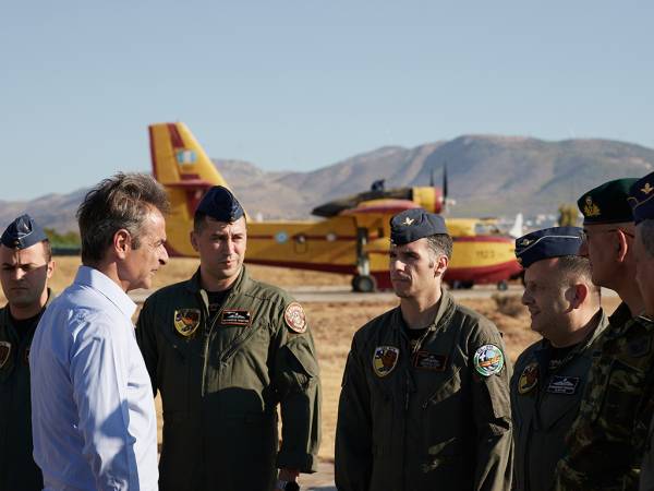 Κ. Μητσοτάκης από την Αεροπορική Βάση Ελευσίνας: Χρειάζεται πολλή δουλειά στο κομμάτι της πρόληψης