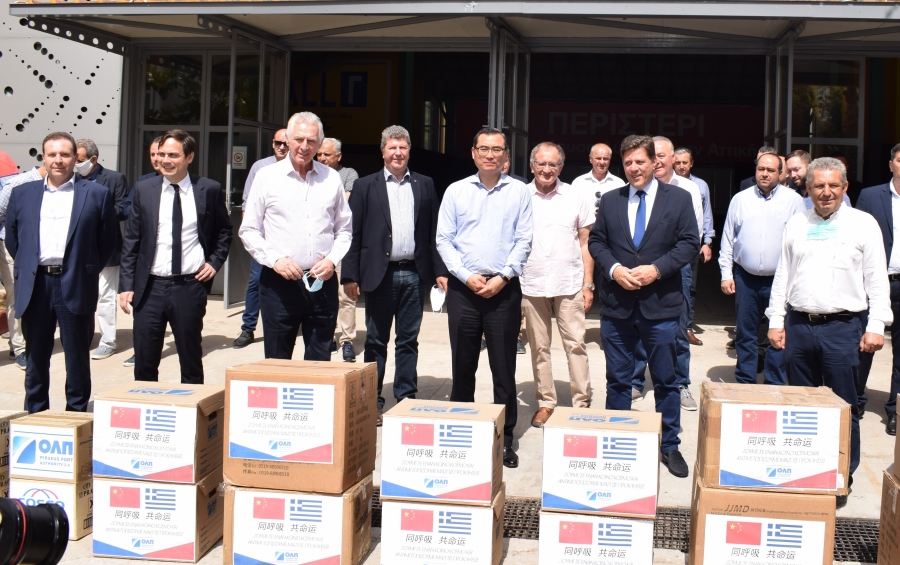 Δωρεά υγειονομικού υλικού από την ΟΛΠ Α.Ε. σε Δήμους του Δυτικού Τομέα Αθηνών