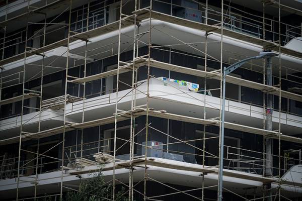 ΕΛΣΤΑΤ: Αύξηση 27,3% καταγράφηκε στον όγκο της ιδιωτικής οικοδομικής δραστηριότητας φέτος τον Απρίλιο