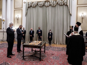 Ολοκληρώθηκε η τελετή ορκωμοσίας του υπουργού Κλιματικής Κρίσης και Πολιτικής Προστασίας