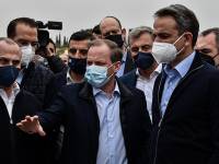 Επίσκεψη Κ. Μητσοτάκη στο εργοτάξιο κατασκευής του αυτοκινητοδρόμου Πατρών-Πύργου στην Αμαλιάδα