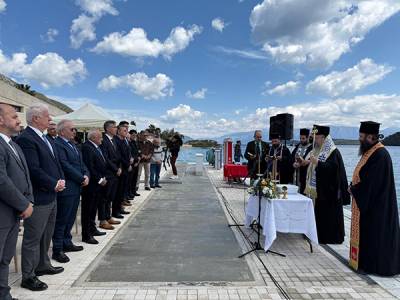 Ο Στ. Γκίκας στα εγκαίνια του καταφυγίου τουριστικών σκαφών στο Νυδρί: «Η Λευκάδα στην πρώτη γραμμή της ανάπτυξης του θαλάσσιου τουρισμού»