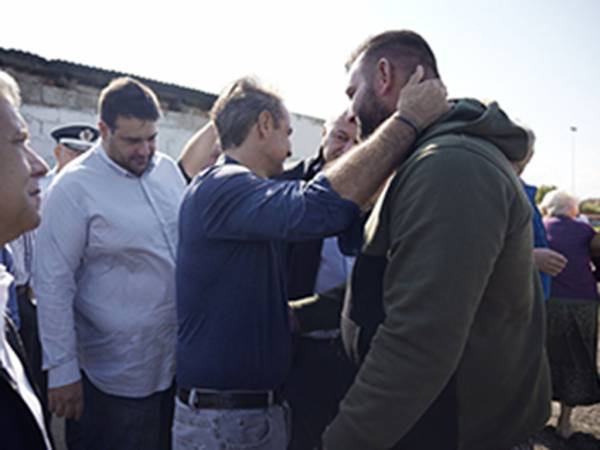 Κ. Μητσοτάκης στη Θεσσαλία: «Θα κάνουμε ό,τι χρειάζεται - Θα κινητοποιήσω και ό,τι ευρωπαϊκό πόρο υπάρχει για πρόσθετη στήριξη»