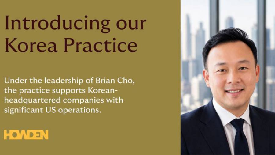 Howden US Launches Korea Practice, names Brian Cho as Managing Director ...
